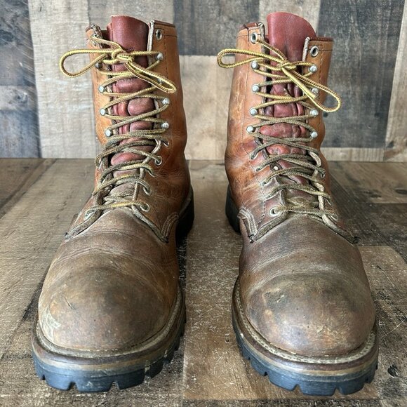 Red Wing Vintage Irish Setter Plain Toe Work Boots Mens 13 D main image 8